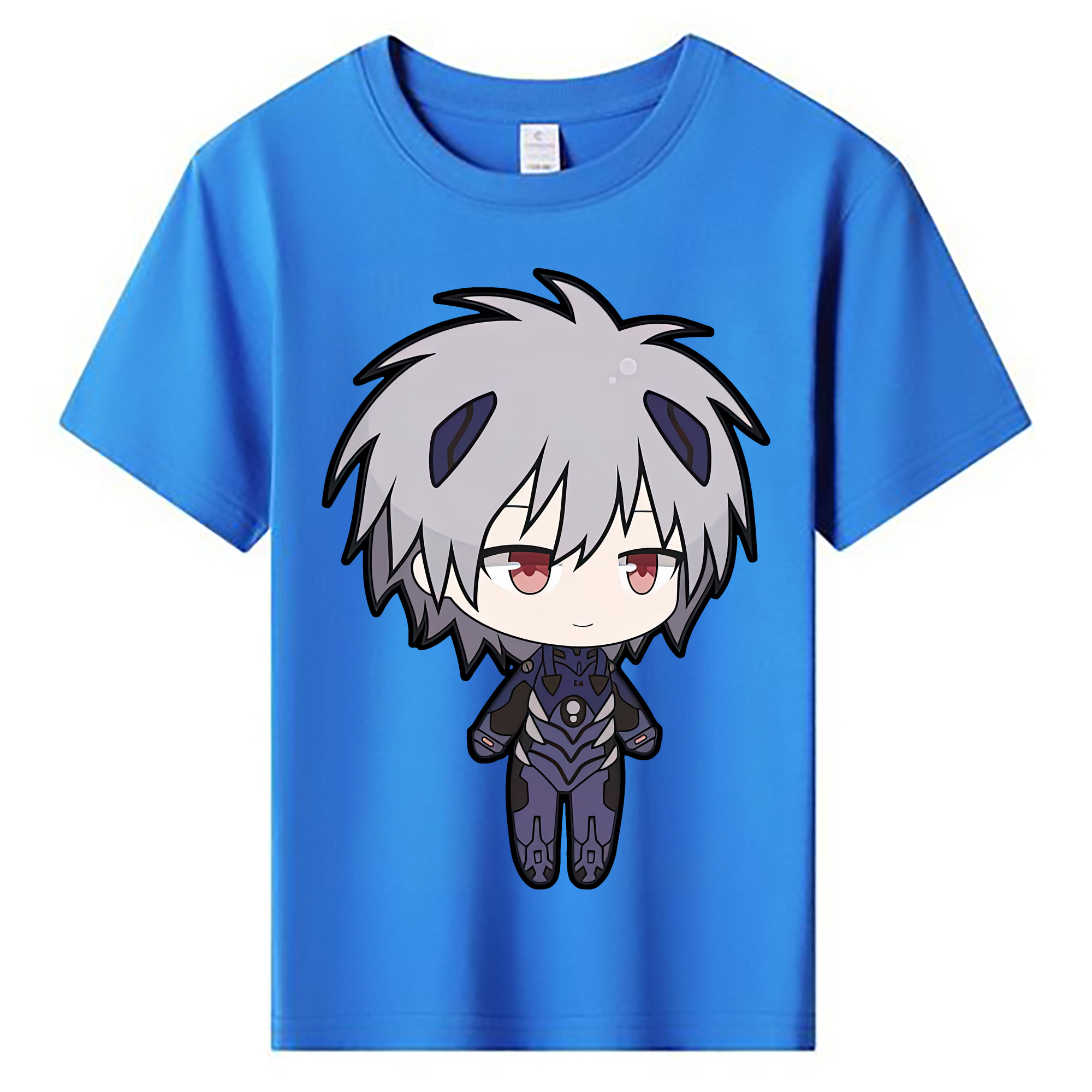 （画像用） EVA 新世紀エヴァンゲリオン 綿100％キッズTシャツ（フロントプリント）